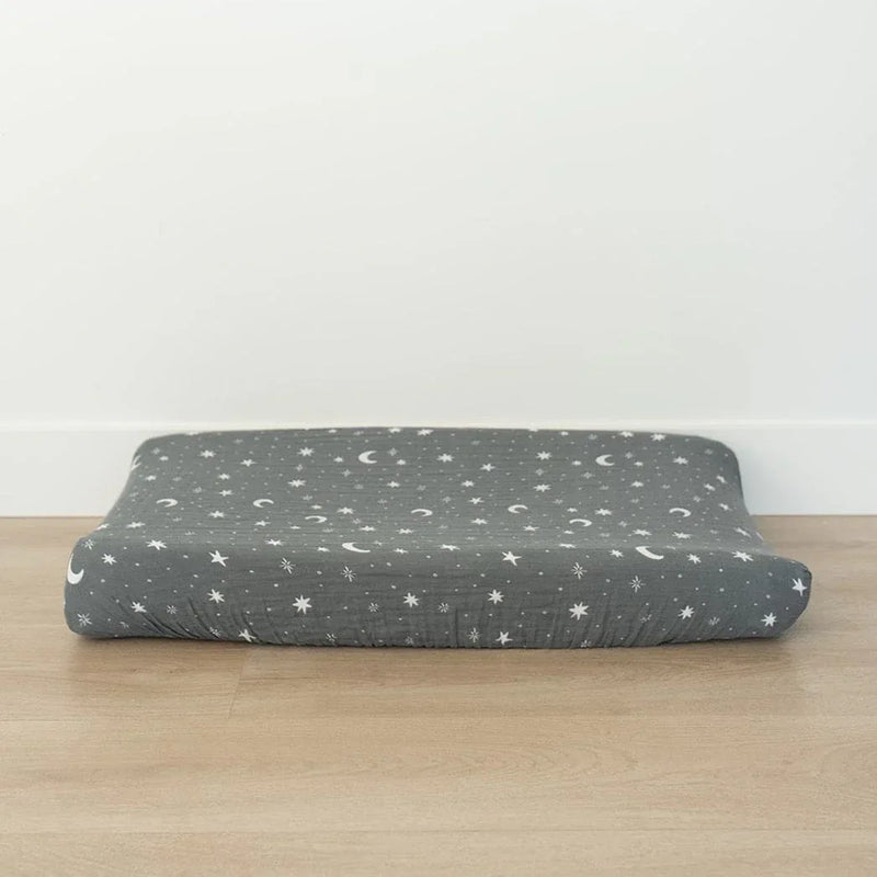 Night Sky Muslin Changing Pad Cover - BIG FRENCHIES