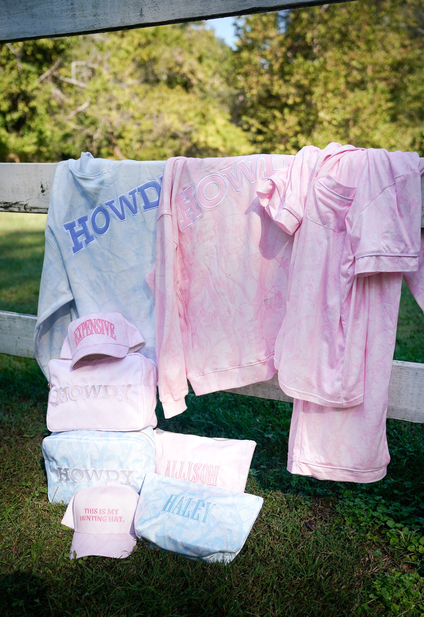 Pink Camo - Short Sleeve + Pant Pajama Set