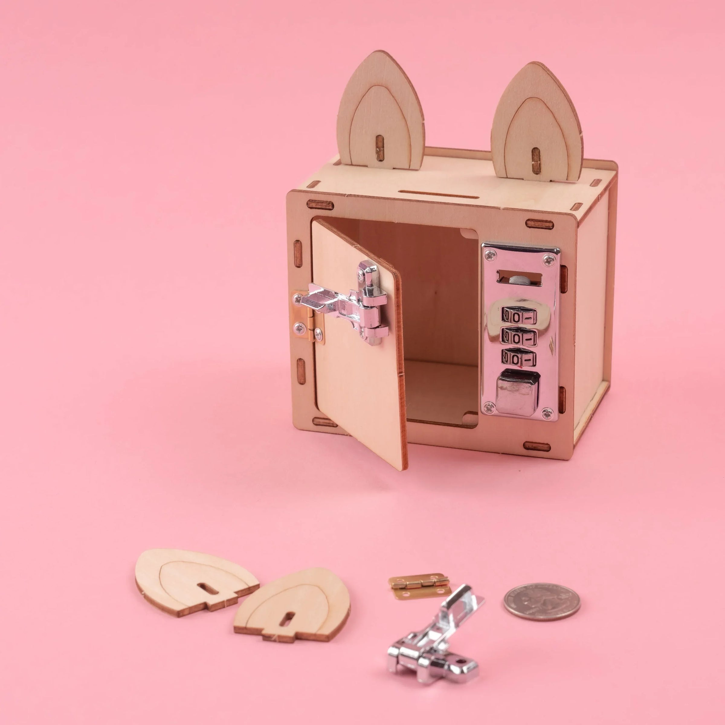 Combination Lock Box & Phone Holder DIY Kit, Educational STEM Toy - BIG FRENCHIES