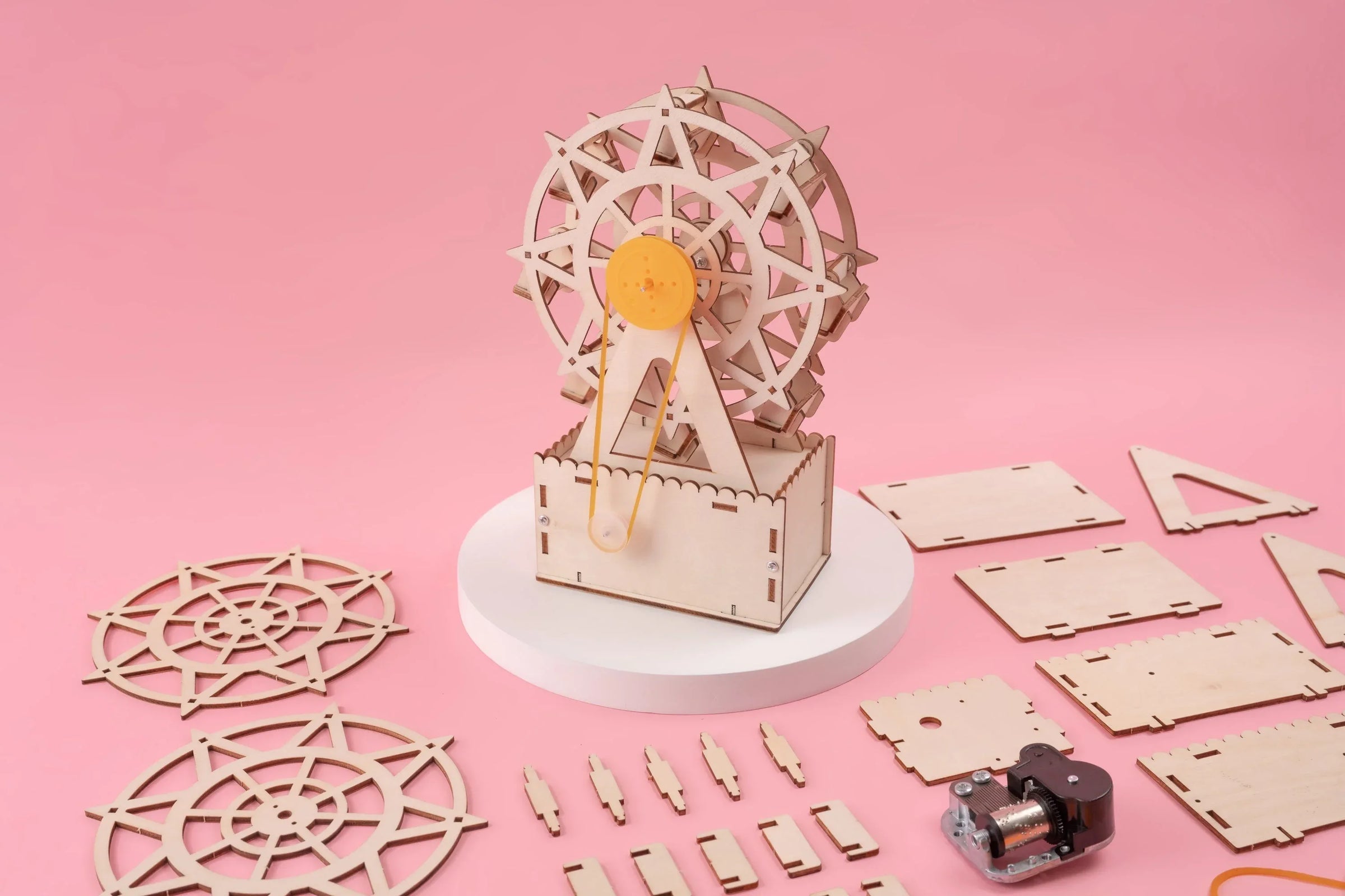 Music Box Ferris Wheel DIY Kit, Educational STEM Toy - BIG FRENCHIES