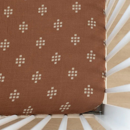 Chestnut Textiles Muslin Crib Sheet - BIG FRENCHIES