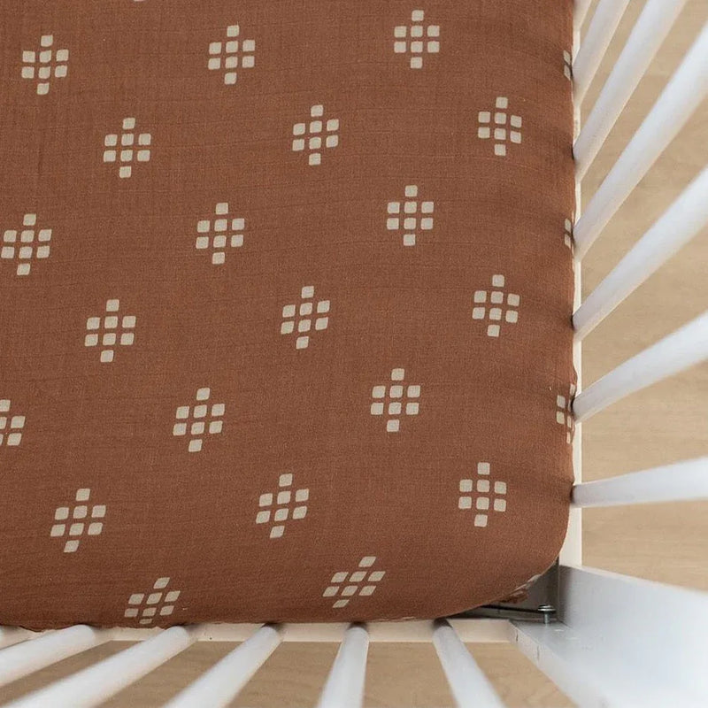 Chestnut Textiles Muslin Crib Sheet - BIG FRENCHIES