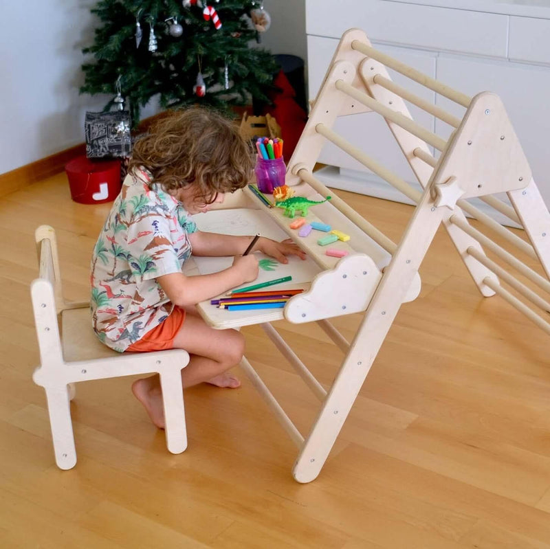 Versatile Montessori Climbing Set with Folding Table and Chair - BIG FRENCHIES