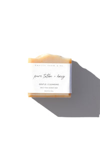 Fragrance Free Handmade Tallow + Goat Milk Soap Bar Trio - BIG FRENCHIES
