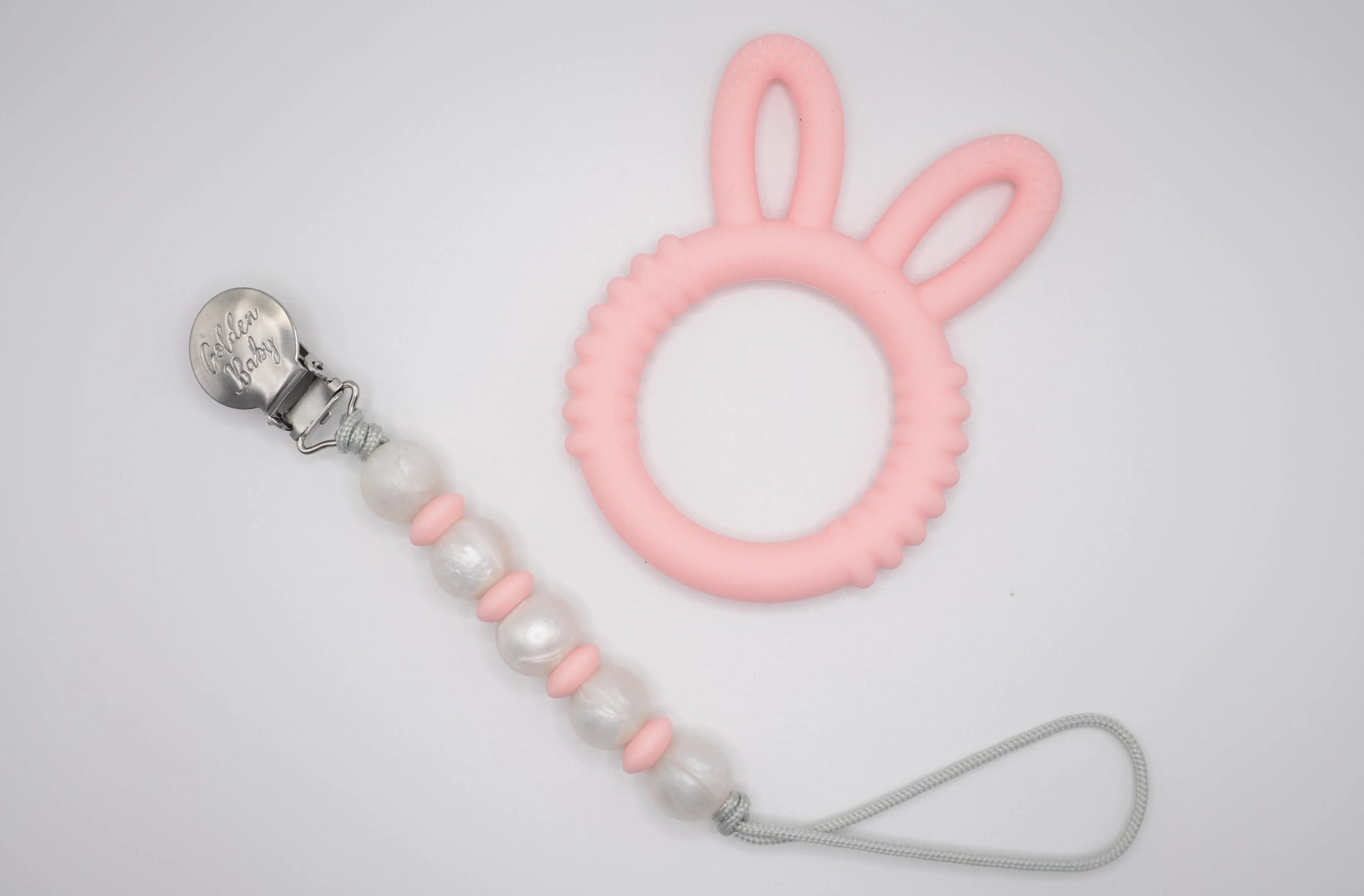 Bunny Teether Set // Pink - BIG FRENCHIES