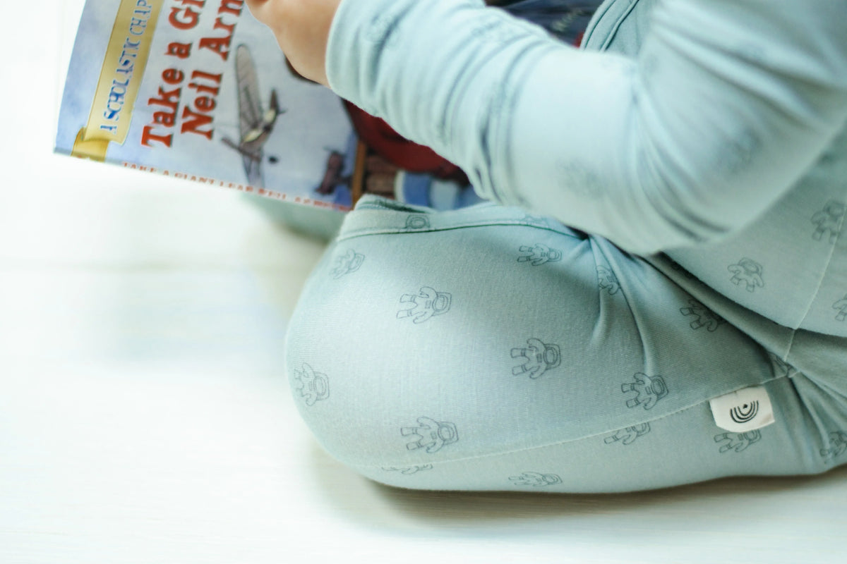 Fly Me to the Moon Bamboo Zippy Pajamas - BIG FRENCHIES