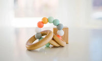 Saturn Ring Wooden Baby Teether - BIG FRENCHIES