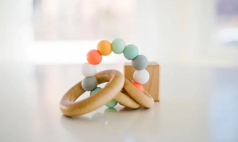 Saturn Ring Wooden Baby Teether - BIG FRENCHIES