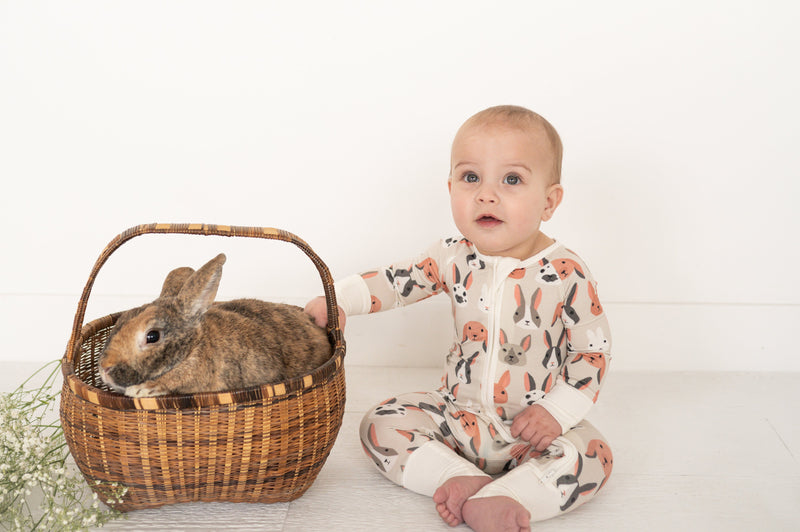 Bunny Crew (Convertible Zip Footies) - BIG FRENCHIES