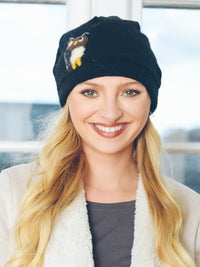Owl Cashmere Hat - Adult/Big Kid - BIG FRENCHIES