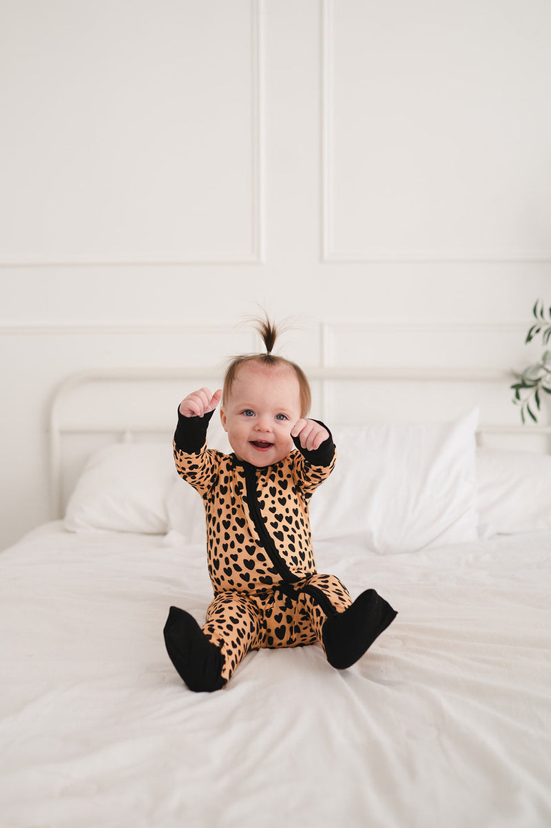 Wild Love (Convertible Zip Footies) - BIG FRENCHIES