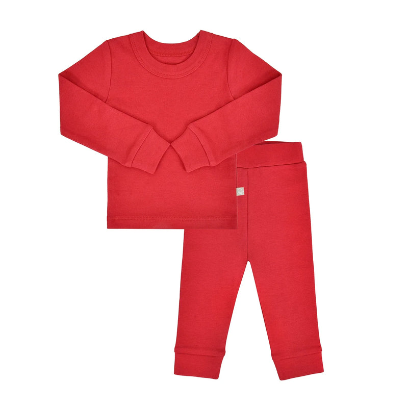 baby pajamas | scarlet red - BIG FRENCHIES