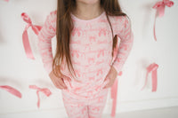Pink Bows (Long Sleeve PJ) - BIG FRENCHIES