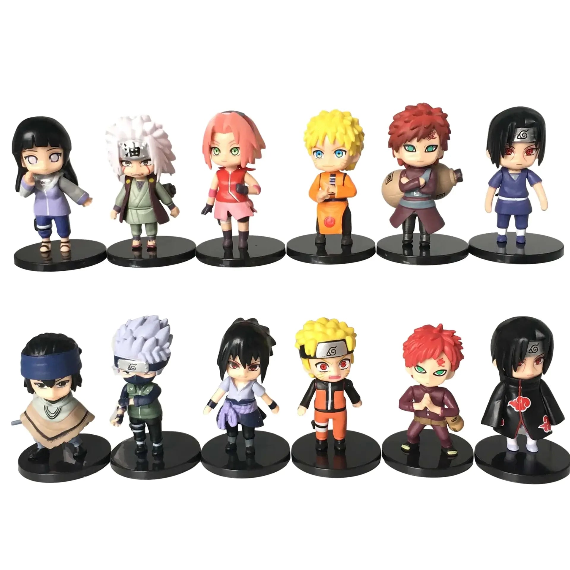 12pcs/set Naruto Anime Shippuden PVC Figures Toys - # BOT&G522610002 - BIG FRENCHIES