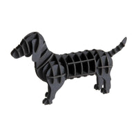 Dachshund Dog 3D Cardboard Model Kit Fridolin