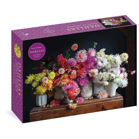 Dahlias 750 Piece Jigsaw Puzzle Artisan - BIG FRENCHIES