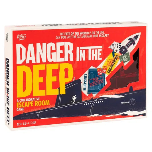 Danger in the Deep Escape Room Game Professor Puzzle - BIG FRENCHIES
