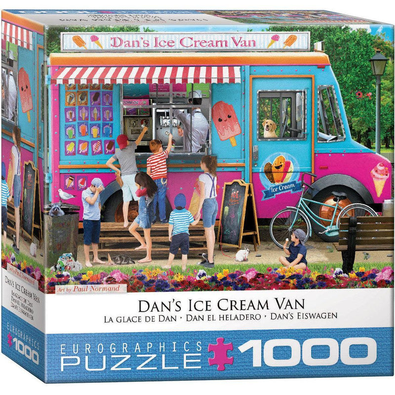 Dan's Ice Cream Van 1000 Piece Jigsaw Puzzle Eurographics - BIG FRENCHIES