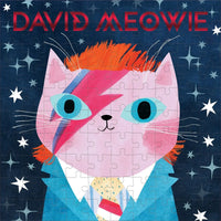 David Meowie Music Cats 100 Piece Jigsaw Puzzle Mudpuppy