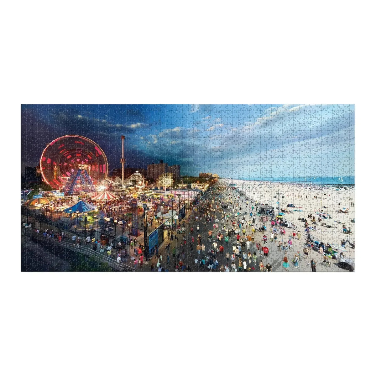 Day To Night Coney Island 1500 Piece Jigsaw Puzzle Galison - BIG FRENCHIES