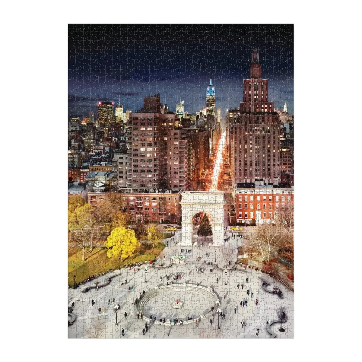 Day to Night Washington Square 1000 Piece Jigsaw Puzzle Galison - BIG FRENCHIES
