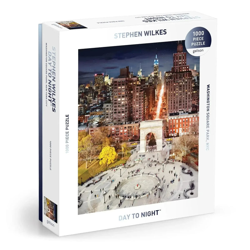 Day to Night Washington Square 1000 Piece Jigsaw Puzzle Galison - BIG FRENCHIES