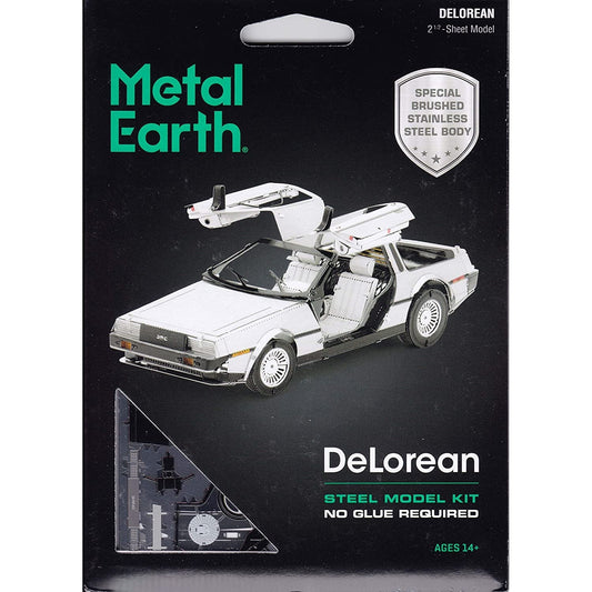 DeLorean 3D Steel Model Kit Metal Earth