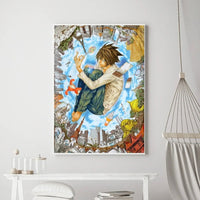 Death Note Anime Poster Prints Wall Art, Painting Bedroom Living Room Wall Bar Restaurant Decor