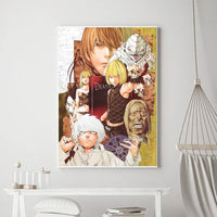 Death Note Anime Poster Prints Wall Art, Painting Bedroom Living Room Wall Bar Restaurant Decor