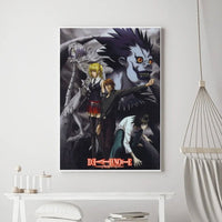 Death Note Anime Poster Prints Wall Art, Painting Bedroom Living Room Wall Bar Restaurant Decor