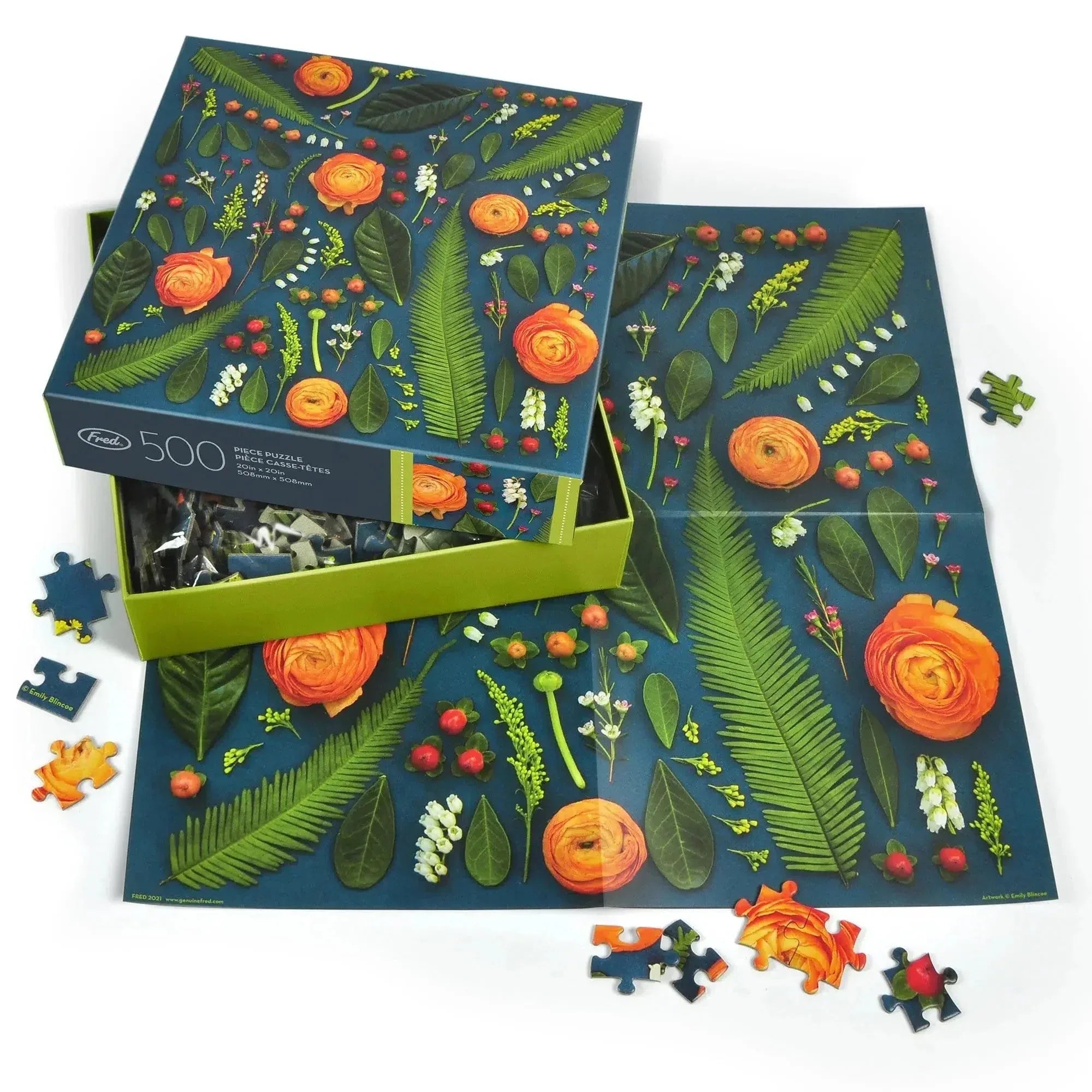 Deconstructed Bouquet 500 Piece Jigsaw Puzzle Fred - BIG FRENCHIES
