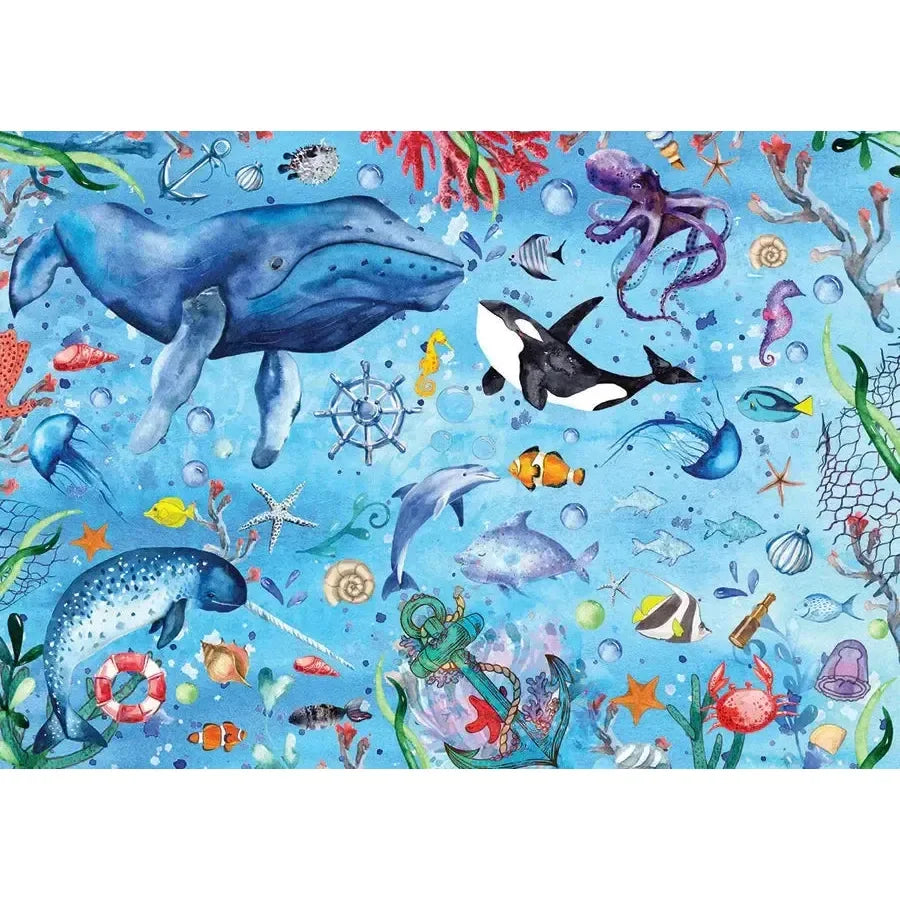 Deep Blue Sea 1000 Piece Jigsaw Puzzle Enjoy - BIG FRENCHIES