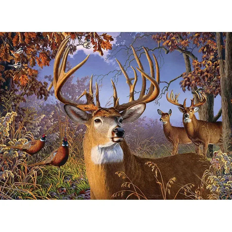 Deer & Pheasant 500 Piece Jigsaw Puzzle Cobble Hill - BIG FRENCHIES