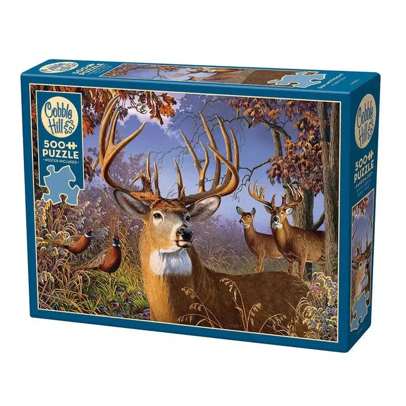 Deer & Pheasant 500 Piece Jigsaw Puzzle Cobble Hill - BIG FRENCHIES