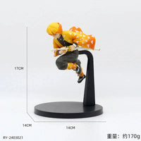 Demon Slayer Action Figures Tanjirou Nezuko Zenitsu Kanroji Mitsuri Muichirou Uzui Anime Figurines
