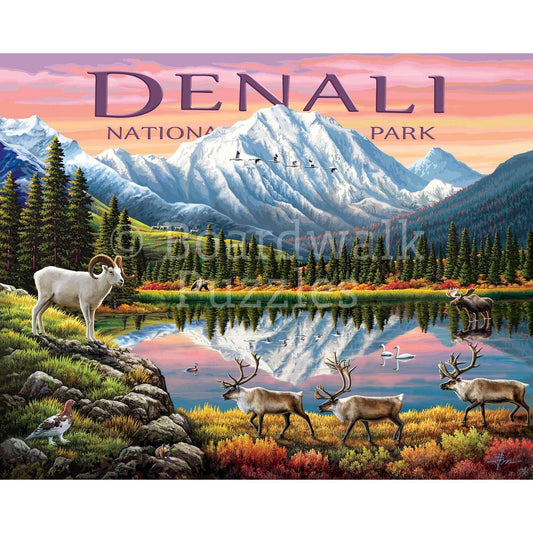 Denali National Park 500 Piece Jigsaw Puzzle Boardwalk