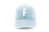 Denim Letter Baseball Hat - BIG FRENCHIES