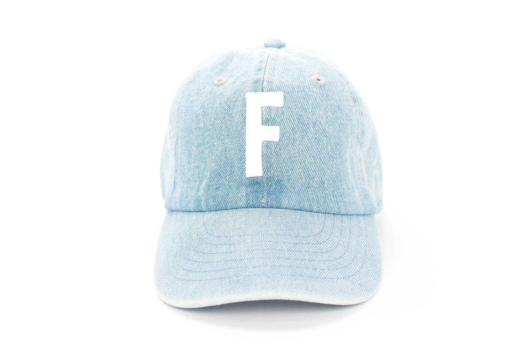 Denim Letter Baseball Hat - BIG FRENCHIES
