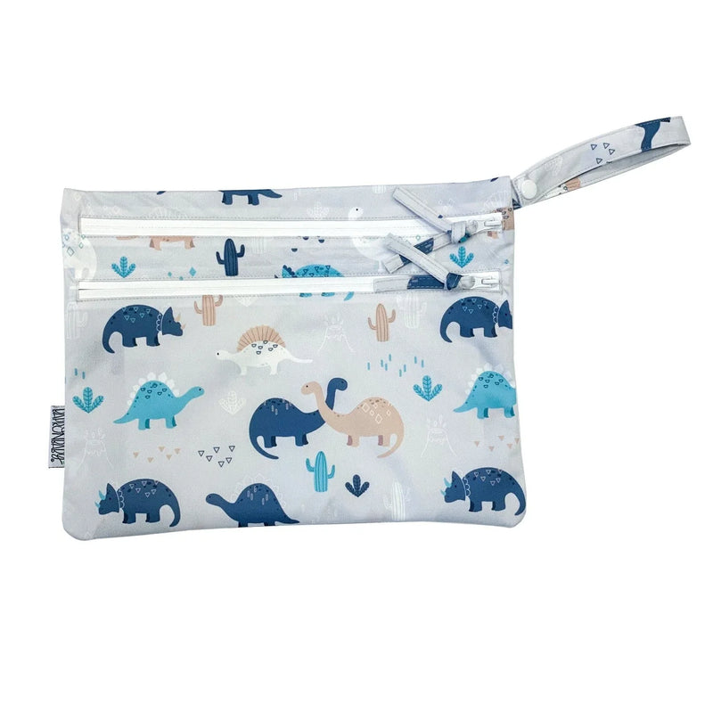 Desert Dinos - Waterproof Wet Bag (For mealtime, on-the-go, and more!) - BIG FRENCHIES