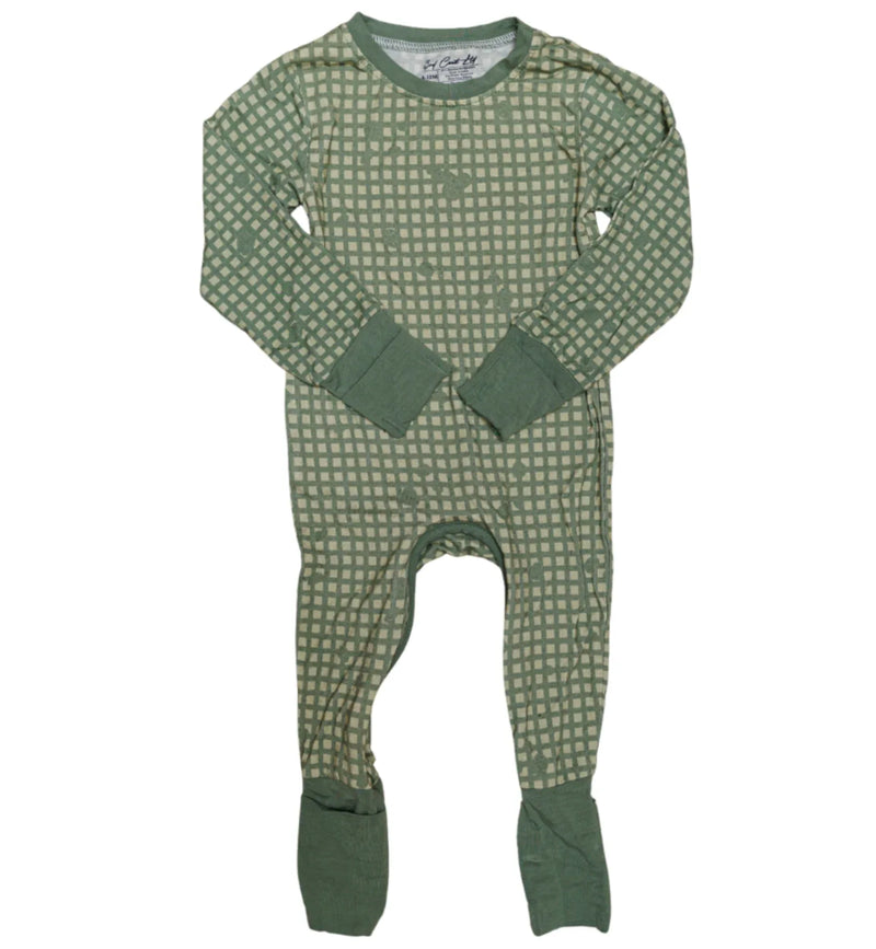 Desert Storm Plaid Zippie - BIG FRENCHIES