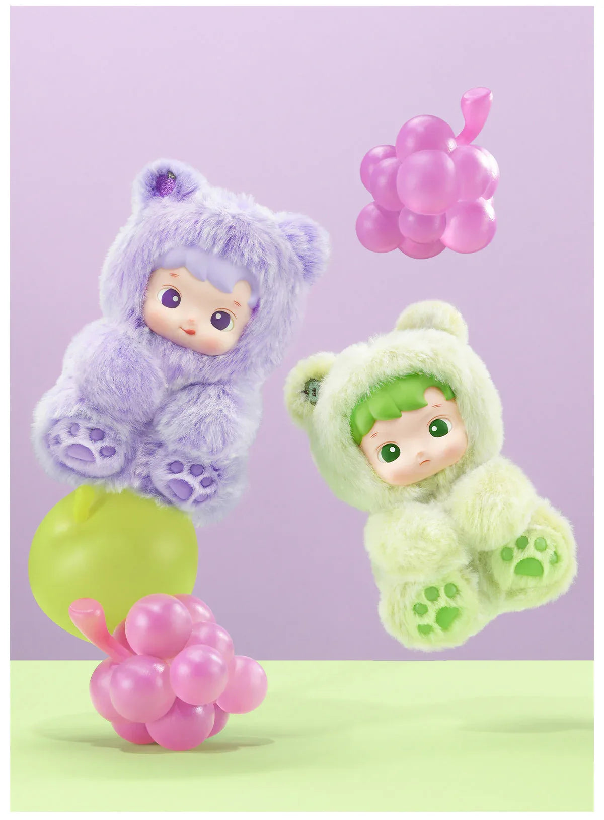 Hacipupu Gummy Bear Series - Vinyl Plush Pendant - BIG FRENCHIES