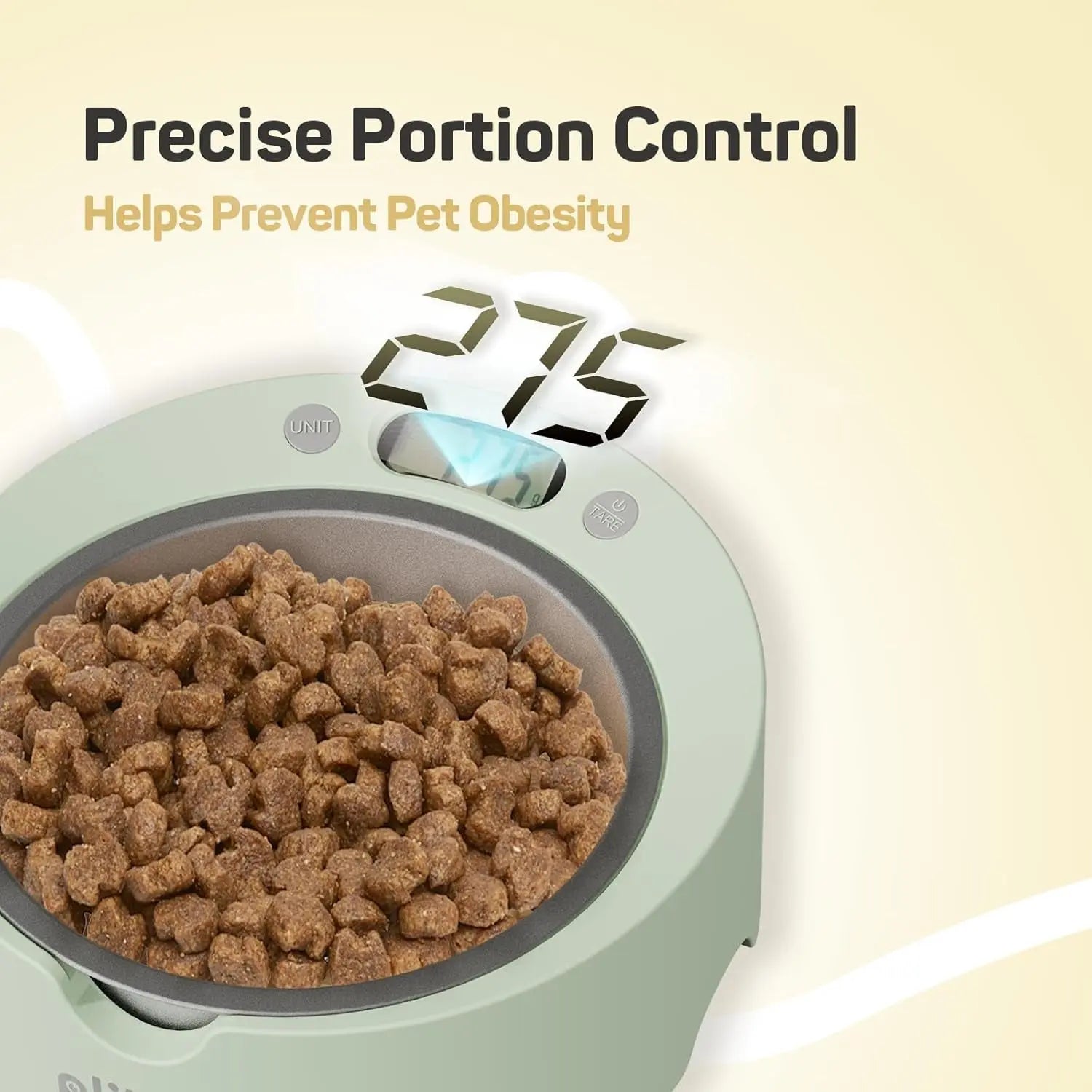 Digital Pet Food Bowl with Scale & Slow Feeder Insert – Cats & Dogs Portion Control - BIG FRENCHIES