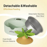 Digital Pet Food Bowl with Scale & Slow Feeder Insert – Cats & Dogs Portion Control - BIG FRENCHIES