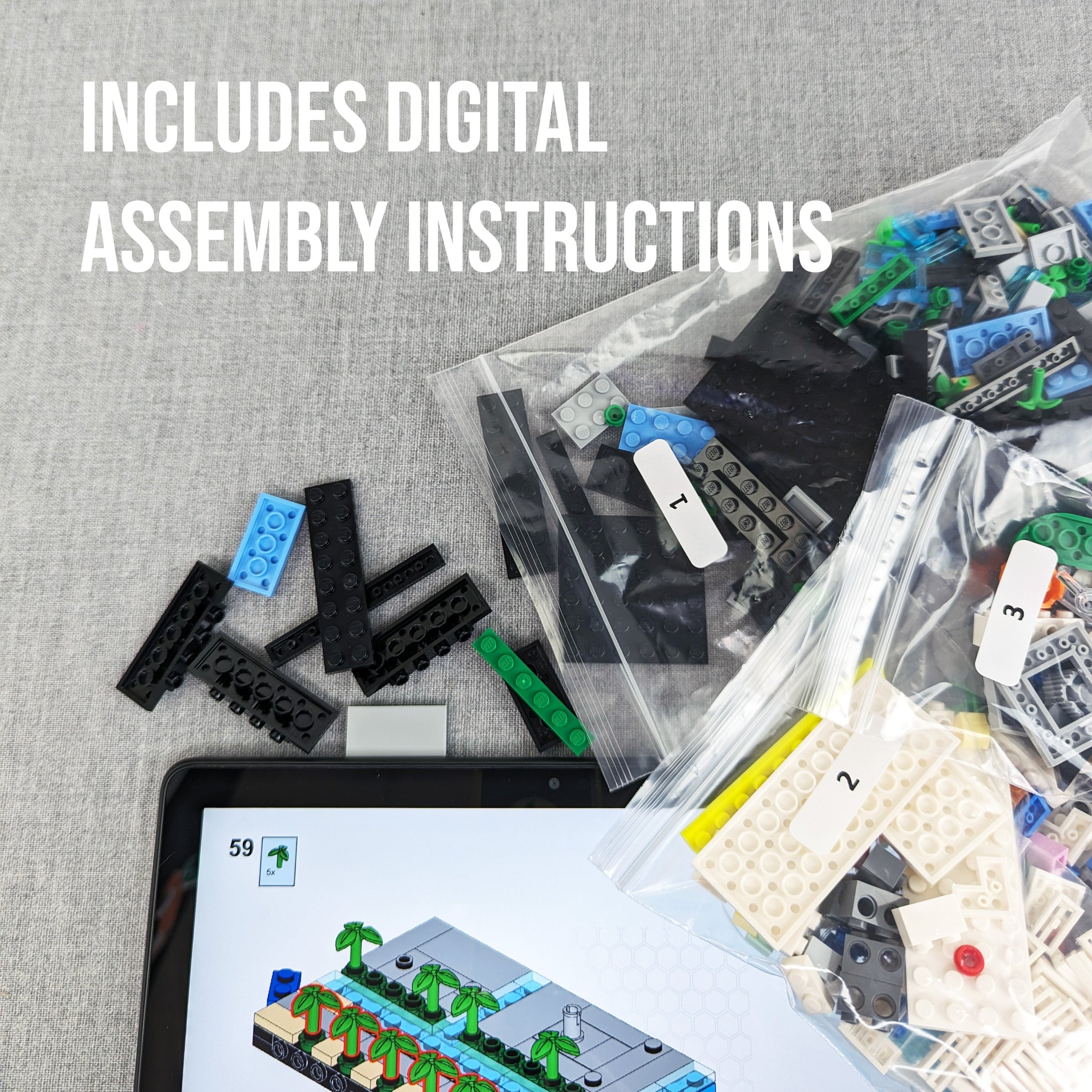 Florida Skyline Architecture - Custom Build Kit - Made Using LEGO® Parts