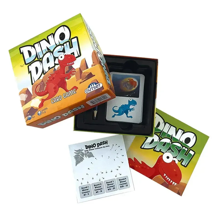 Dino Dash Card Game - Be Quick or Be Extinct - Outset - BIG FRENCHIES