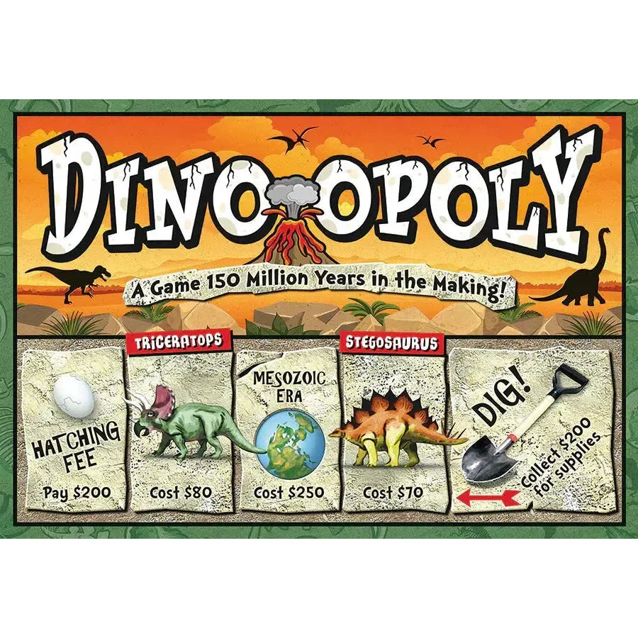 Dino-Opoly Board Game Outset