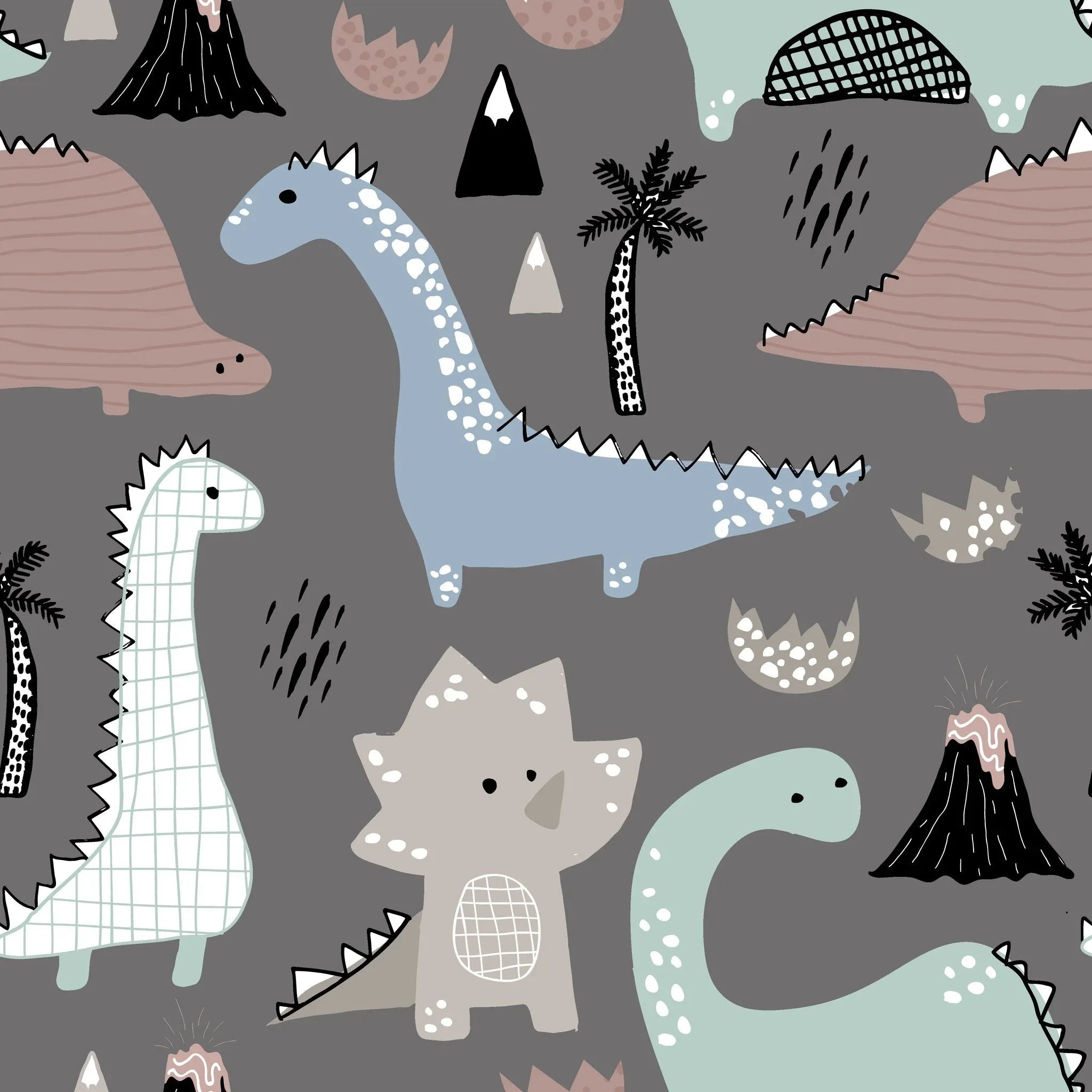 Dinosaur Drawing Splash Mat - A Waterproof Catch-All for Highchair Spills and More! - BIG FRENCHIES