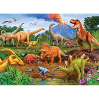 Dinos 350 Piece Family Jigsaw Puzzle Cobble Hill - BIG FRENCHIES