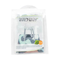Dinosaur Drawing Splash Mat - A Waterproof Catch-All for Highchair Spills and More! - BIG FRENCHIES