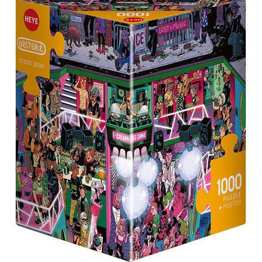 Disco "3000" 1000 Piece Jigsaw Puzzle Heye - BIG FRENCHIES